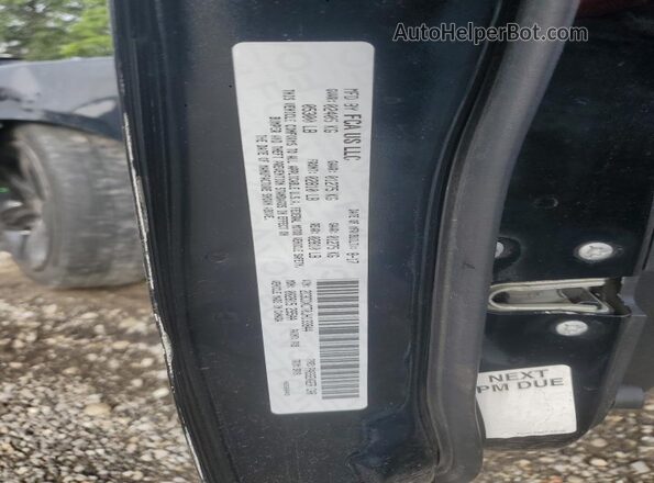 2C3CDXCT0JH133844 2018 DODGE CHARGER Black VIN կոդի պիտակի տեսք