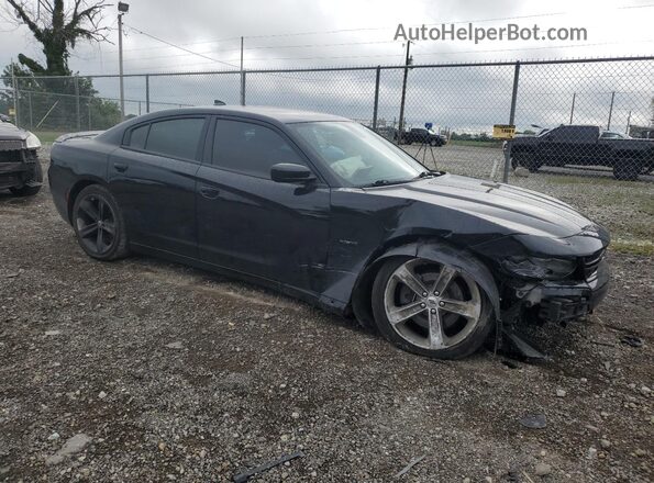 2C3CDXCT0JH133844 2018 DODGE CHARGER Black Առջևի աջ