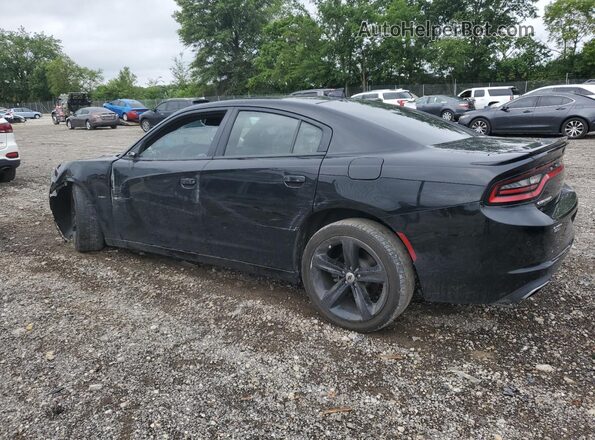 2C3CDXCT0JH133844 2018 DODGE CHARGER Black Հետևի ձախ
