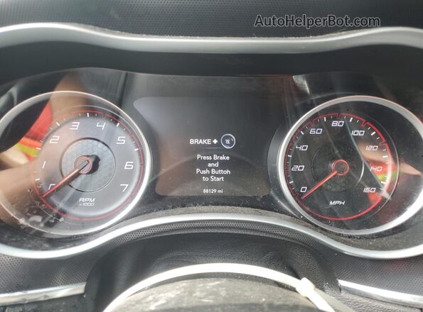 2C3CDXCT0JH133844 2018 DODGE CHARGER Black Սարքավորումների վահանակի տեսք