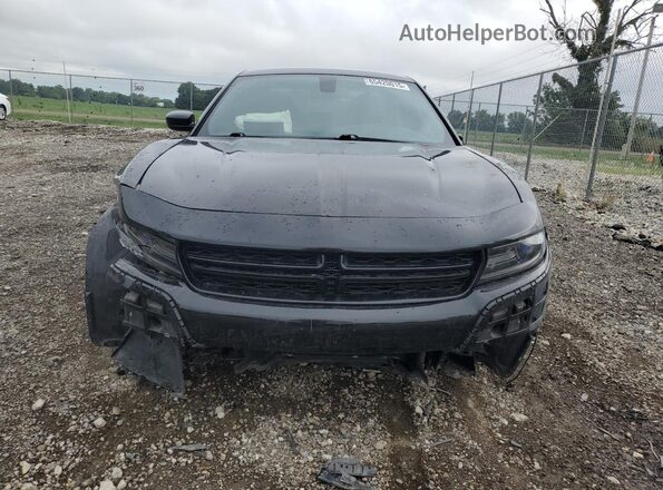 2C3CDXCT0JH133844 2018 DODGE CHARGER Black Դիմացի տեսք