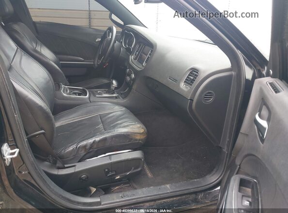 2C3CDXCT0JH176757 2018 DODGE CHARGER Black Front interior view