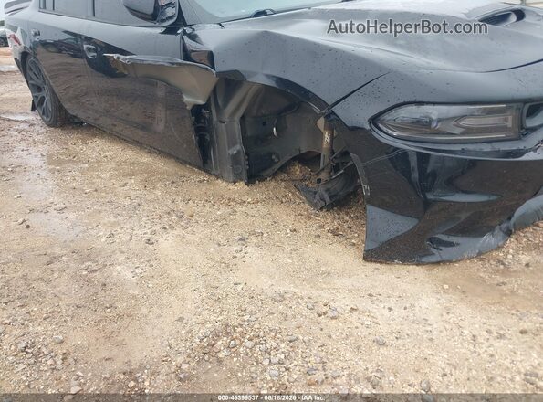 2C3CDXCT0JH176757 2018 DODGE CHARGER Black Front view