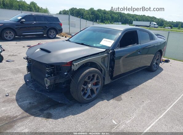2C3CDXCT0KH527085 2019 DODGE CHARGER Gray Front left