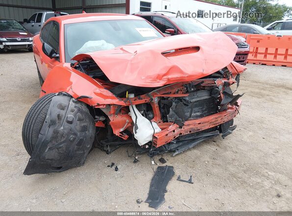 2C3CDXCT0NH114670 2022 DODGE CHARGER Оранжевый Вид спереди