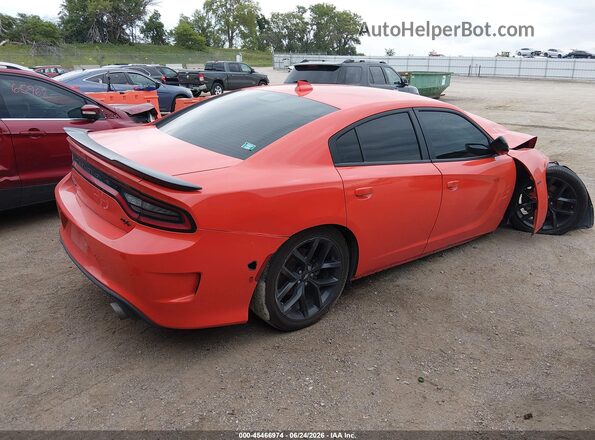2C3CDXCT0NH114670 2022 DODGE CHARGER Оранжевый Задняя правая четверть