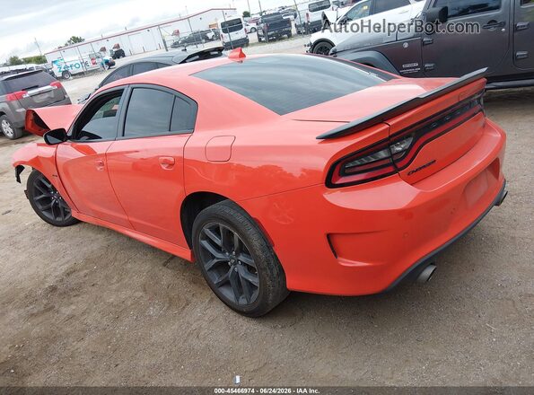 2C3CDXCT0NH114670 2022 DODGE CHARGER Оранжевый Задняя левая четверть