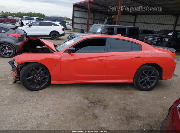 2C3CDXCT0NH114670 2022 DODGE CHARGER Оранжевый Вид задней части салона