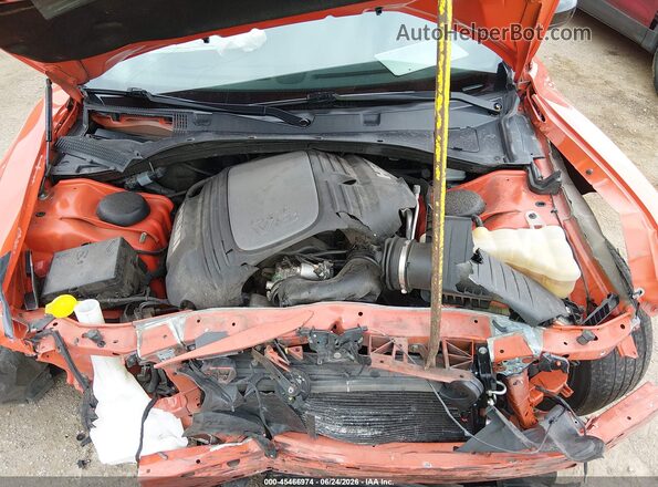 2C3CDXCT0NH114670 2022 DODGE CHARGER Оранжевый Вид сзади