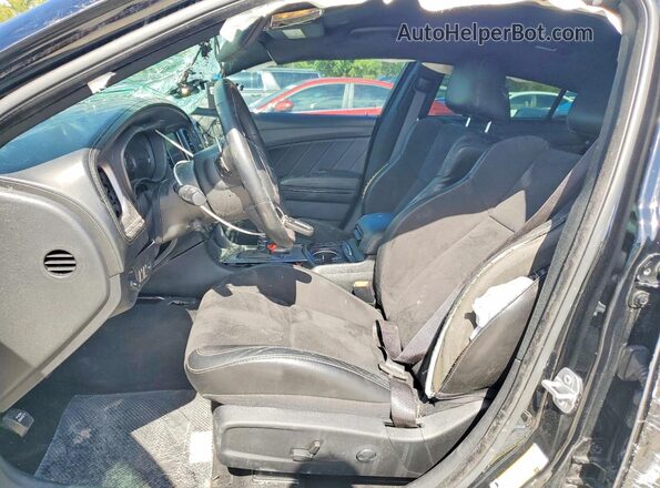 2C3CDXCT0PH505479 2023 DODGE CHARGER Black Widok wnętrza z przodu
