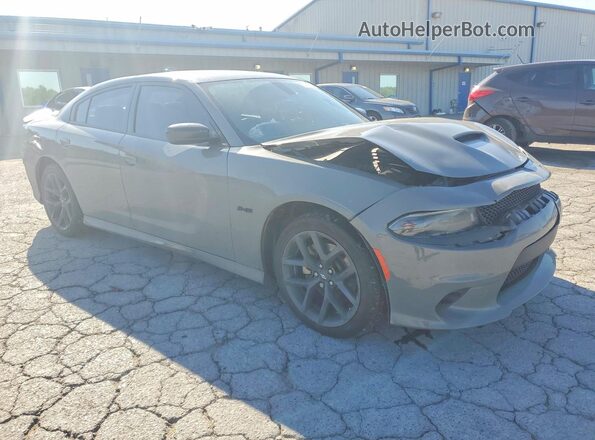 2C3CDXCT0PH703589 2023 DODGE CHARGER Gray წინა მარჯვენა