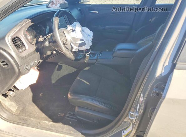 2C3CDXCT0PH703589 2023 DODGE CHARGER Gray წინა სალონის ხედი