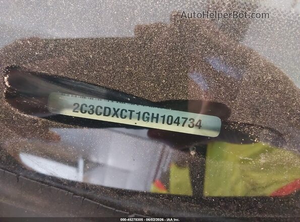 2C3CDXCT1GH104734 2016 DODGE CHARGER Blue 