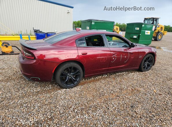 2C3CDXCT1HH587711 2017 DODGE CHARGER Burgundy უკანა მარჯვენა