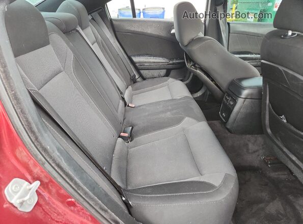 2C3CDXCT1HH587711 2017 DODGE CHARGER Burgundy უკანა სავარძლების ხედი
