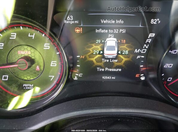2C3CDXCT1HH643386 2017 DODGE CHARGER Gray Widok tylnych siedzeń