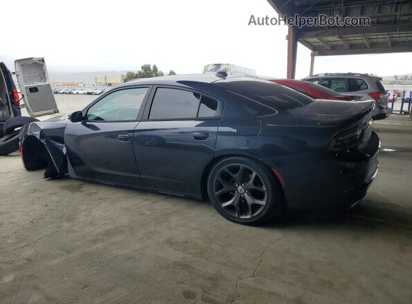 2C3CDXCT1JH237792 2018 DODGE CHARGER Charcoal Trasero izquierdo