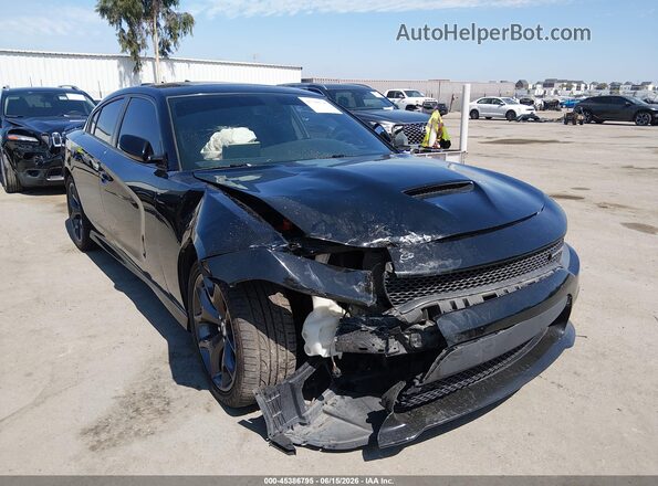 2C3CDXCT1KH575680 2019 DODGE CHARGER Черный Вид спереди