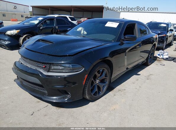 2C3CDXCT1KH575680 2019 DODGE CHARGER Черный Передняя левая четверть