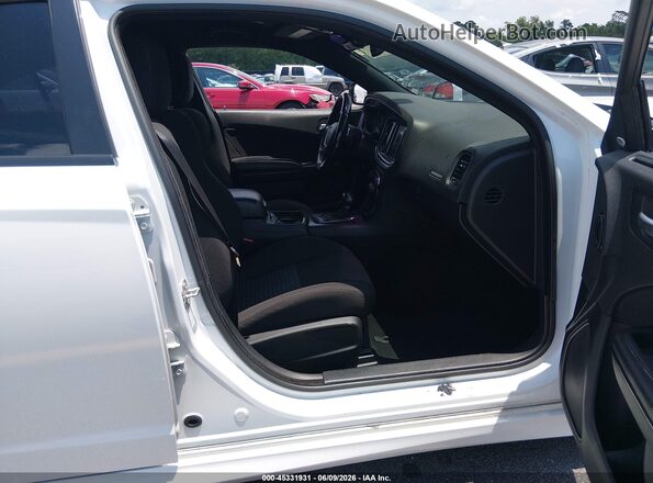 2C3CDXCT1KH726498 2019 DODGE CHARGER White წინა სალონის ხედი