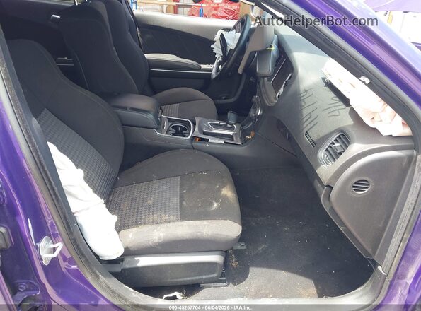 2C3CDXCT1PH707912 2023 DODGE CHARGER Purple Vista interior delantera