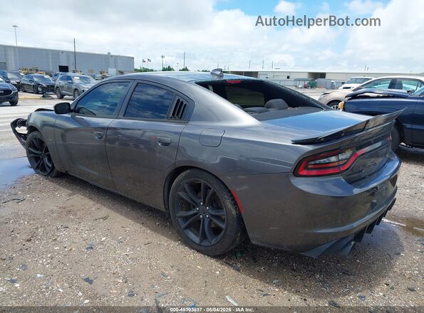 2C3CDXCT2GH115189 2016 DODGE CHARGER Gray Rear left
