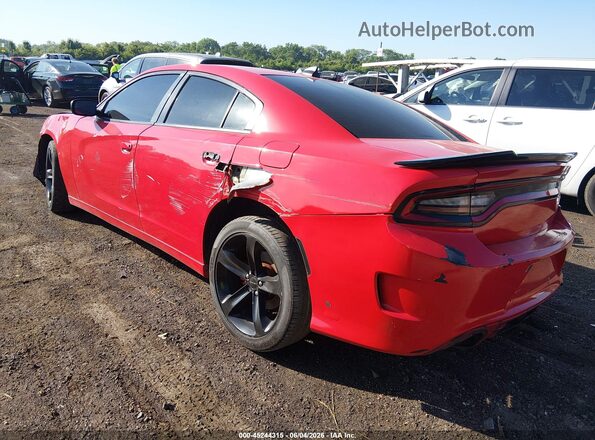 2C3CDXCT2GH196520 2016 DODGE CHARGER Red Задня ліва чверть