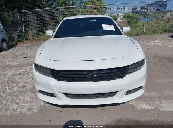 2C3CDXCT2GH227362 2016 DODGE CHARGER White Widok zestawu wskaźników