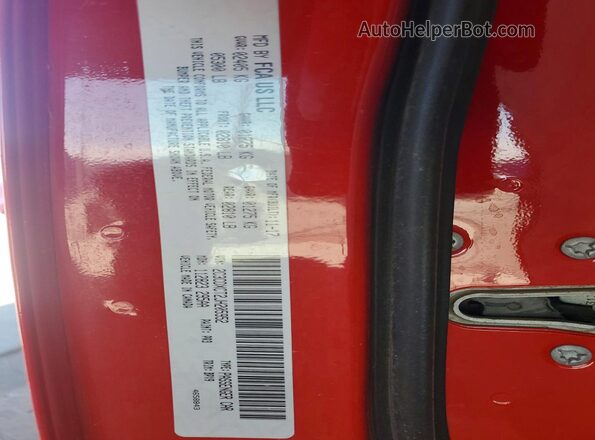 2C3CDXCT2JH205952 2018 DODGE CHARGER Red 