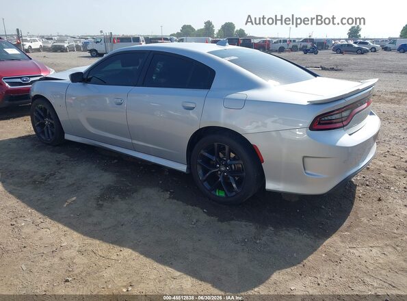 2C3CDXCT2NH119062 2022 DODGE CHARGER Silver Rear left