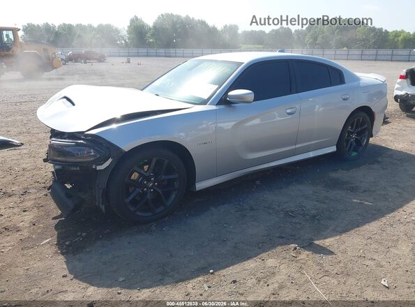 2C3CDXCT2NH119062 2022 DODGE CHARGER Silver Front left