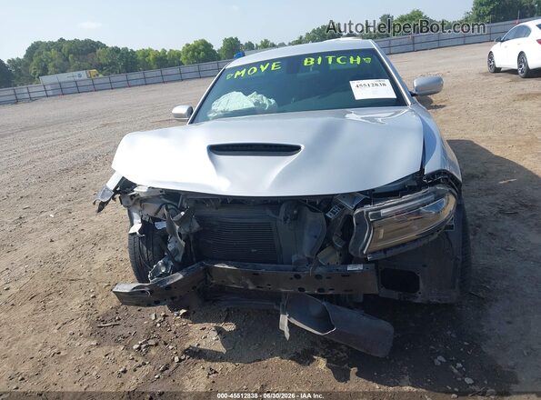 2C3CDXCT2NH119062 2022 DODGE CHARGER Silver Rear interior view
