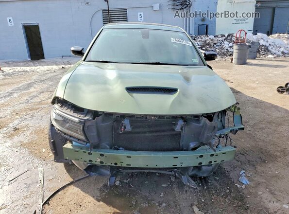 2C3CDXCT2NH221283 2022 DODGE CHARGER Green Widok z przodu