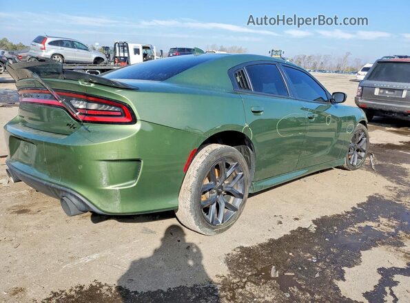 2C3CDXCT2NH221283 2022 DODGE CHARGER Green Tył prawy