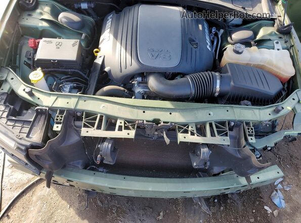 2C3CDXCT2NH221283 2022 DODGE CHARGER Green Widok wnętrza z tyłu
