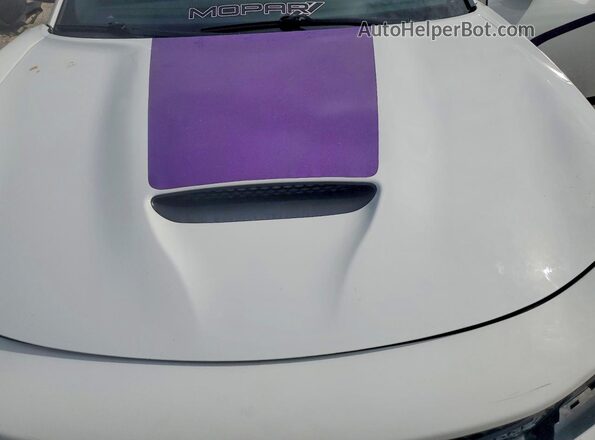 2C3CDXCT2NH235488 2022 DODGE CHARGER White უკანა სალონის ხედი