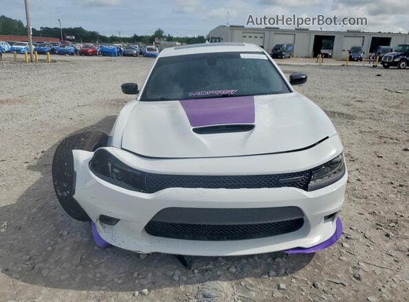 2C3CDXCT2NH235488 2022 DODGE CHARGER White წინა ხედი