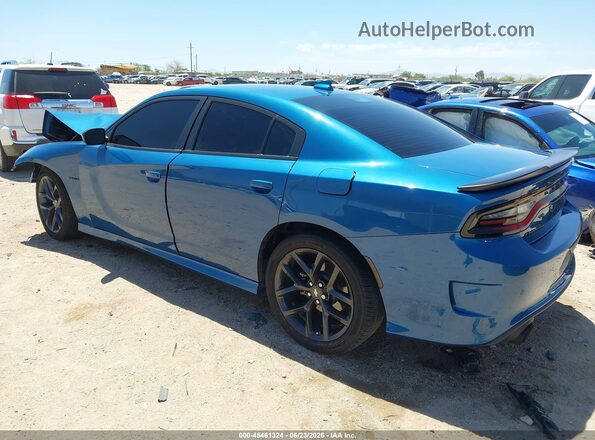 2C3CDXCT2NH264876 2022 DODGE CHARGER Blue Հետևի ձախ