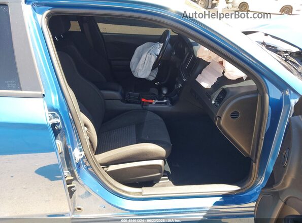 2C3CDXCT2NH264876 2022 DODGE CHARGER Blue Սալոնի դիմացի տեսք