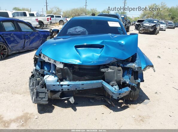 2C3CDXCT2NH264876 2022 DODGE CHARGER Blue Սարքավորումների վահանակի տեսք