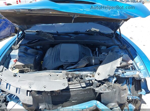 2C3CDXCT2NH264876 2022 DODGE CHARGER Blue Հետևի տեսք