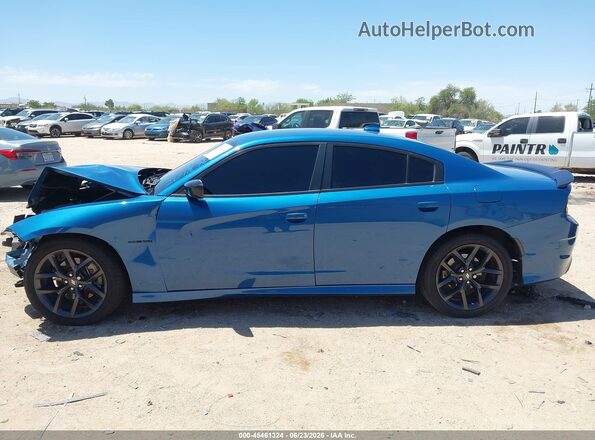2C3CDXCT2NH264876 2022 DODGE CHARGER Blue Սալոնի 360 աստիճան տեսք