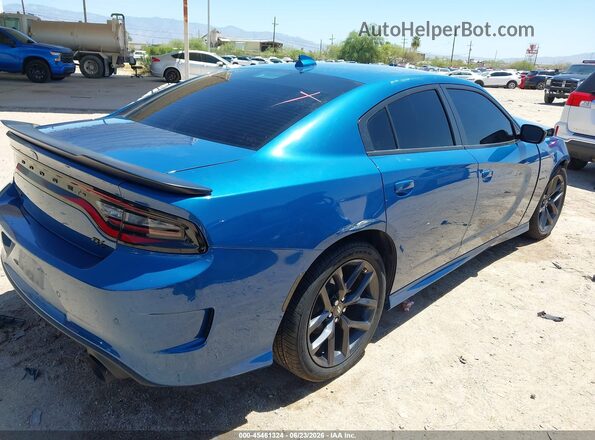 2C3CDXCT2NH264876 2022 DODGE CHARGER Blue Հետևի աջ