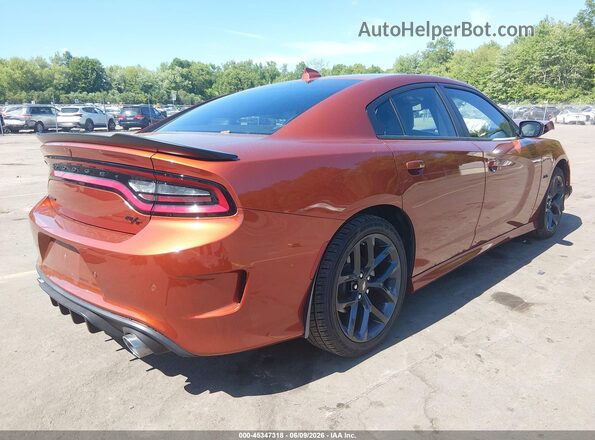 2C3CDXCT2PH501448 2023 DODGE CHARGER Orange Задня права чверть