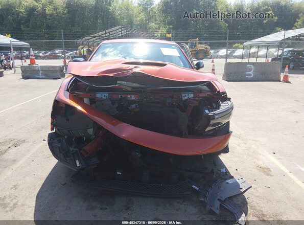 2C3CDXCT2PH501448 2023 DODGE CHARGER Orange Вид задньої частини салону