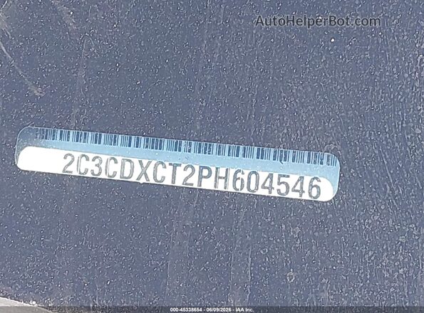 2C3CDXCT2PH604546 2023 DODGE CHARGER Orange Շարժիչի բաժամունքի տեսք