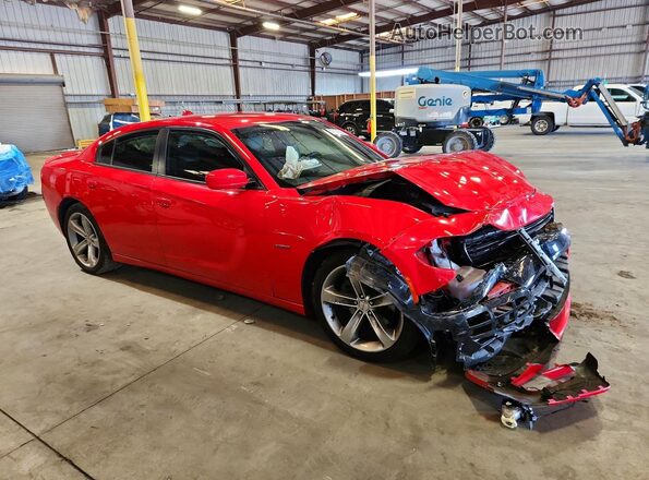 2C3CDXCT3FH902246 2024 DODGE CHARGER Red Przód prawy