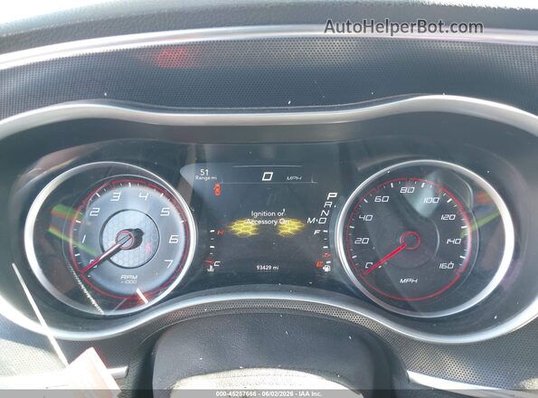 2C3CDXCT3GH227239 2016 DODGE CHARGER White უკანა სავარძლების ხედი