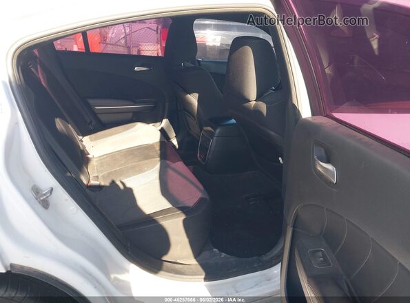 2C3CDXCT3GH227239 2016 DODGE CHARGER White VIN კოდის სტიკერის ხედი