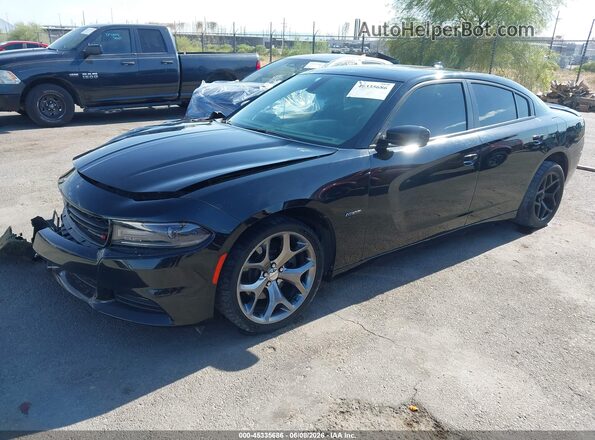 2C3CDXCT3GH247491 2016 DODGE CHARGER Black Front left